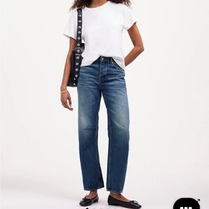 Madewell Darted Barrel Leg Jean- Irmo wash size 25